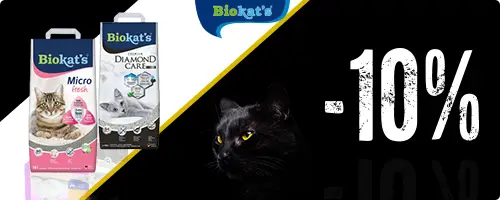 10% korting op Biokat's mineraalkorrel kattenbakvulling